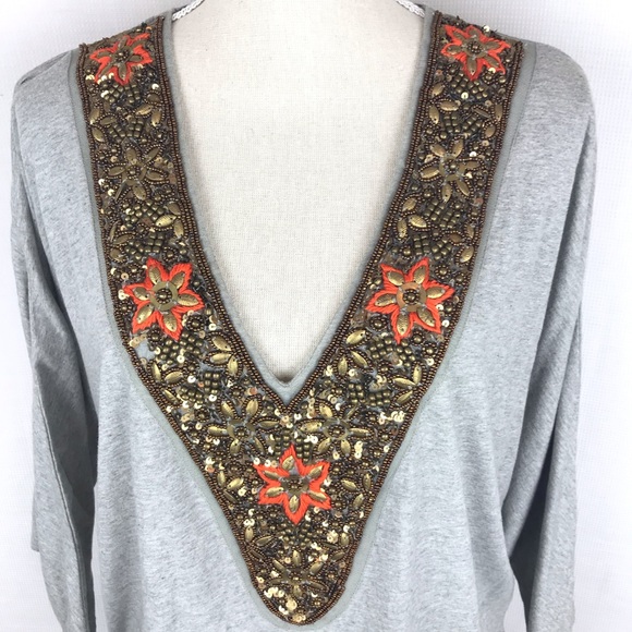 VICTORIA’S SECRET | Embellished V-Neck Top - Picture 2 of 8